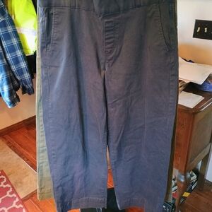 Gloria Vanderbilt Navy Wide-Leg Casual Pants